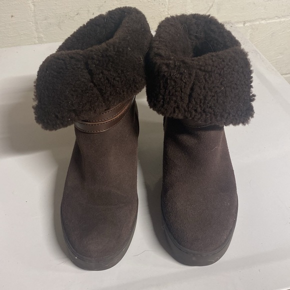 Coach leather winter wedge boots! - Picture 5 of 8